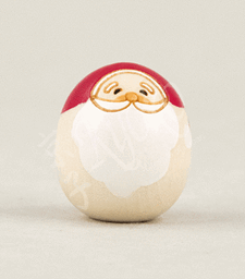 Zeige Details für Kokeshi   Mini Santa Bild von Kokeshi   Mini Santa