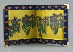 Zeige Details für Tischscreen Kakitsubata Bild von Tischscreen Kakitsubata