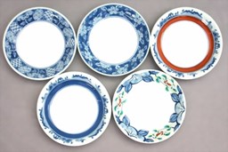 Zeige Details für 5 Teller <Yusai>, Porzellan, Ø 10,5 cm Bild von 5 Teller <Yusai>, Porzellan, Ø 10,5 cm