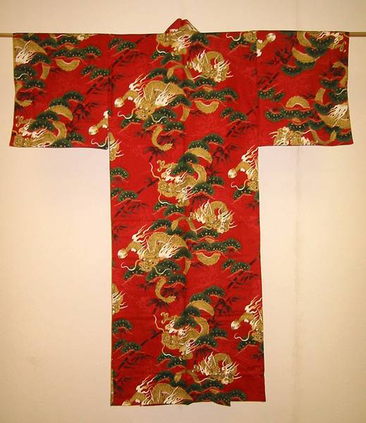 Bild von Kimono "Drache-Kiefer"