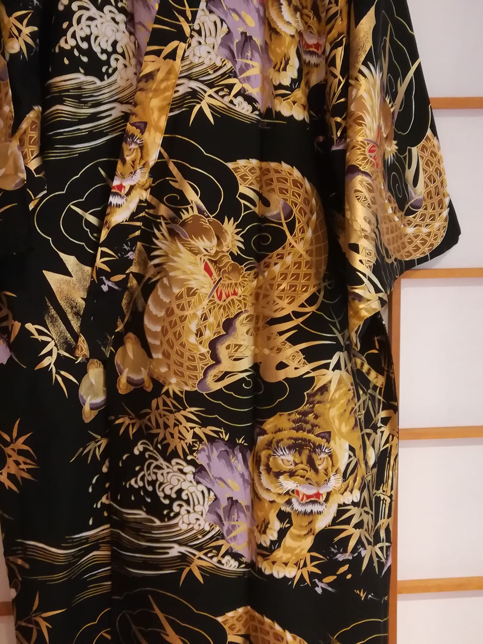 Bild von Kimono "Goldener Drache"