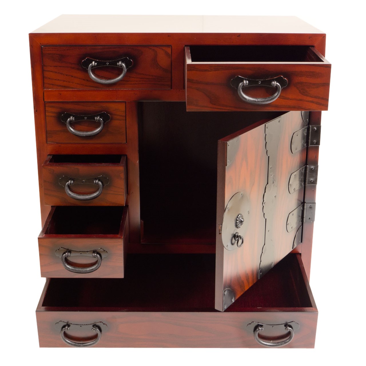 kleine japanische kommode mit 3 Schubkaesten-Japanshop, japanische