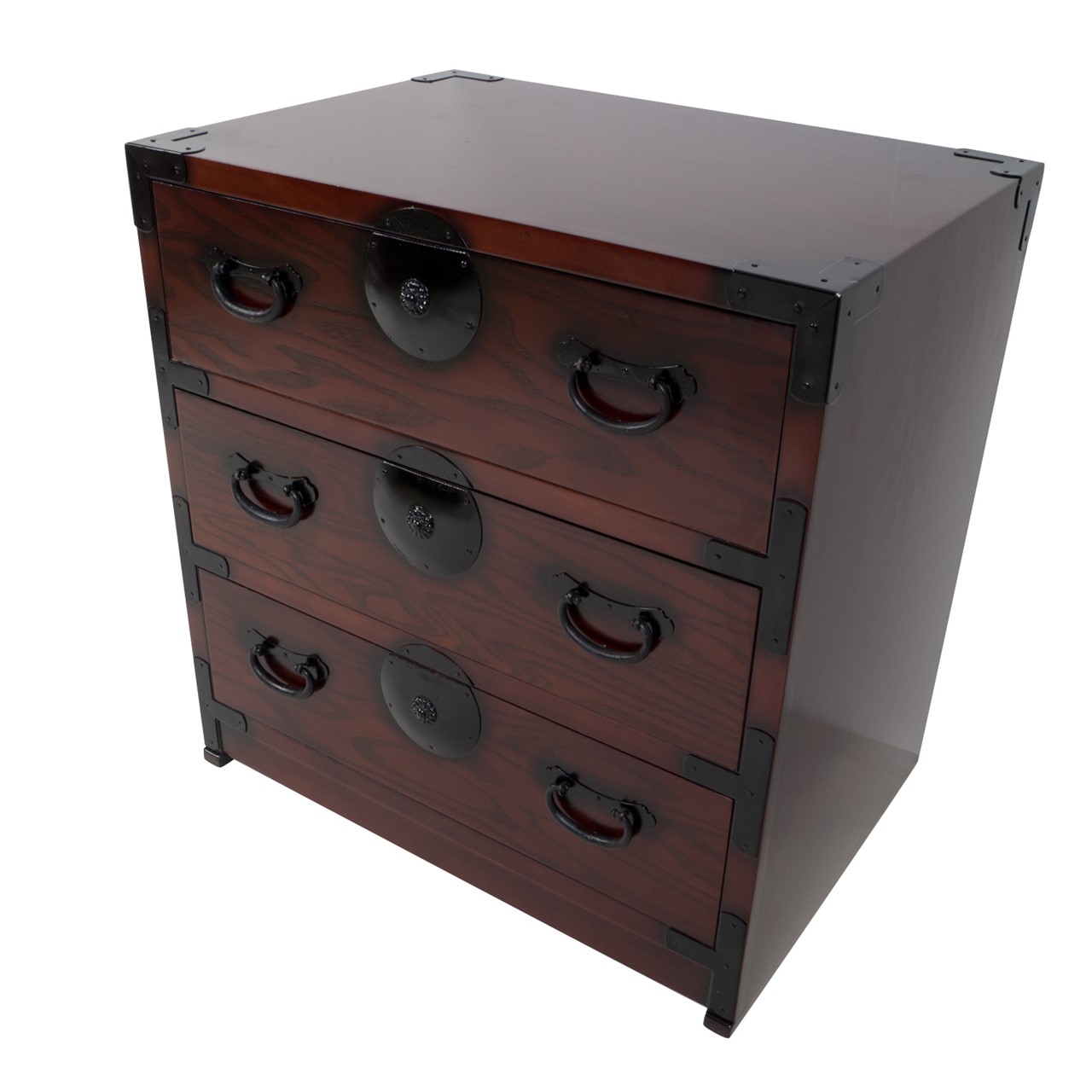 kleine japanische kommode mit 3 Schubkaesten-Japanshop, japanische